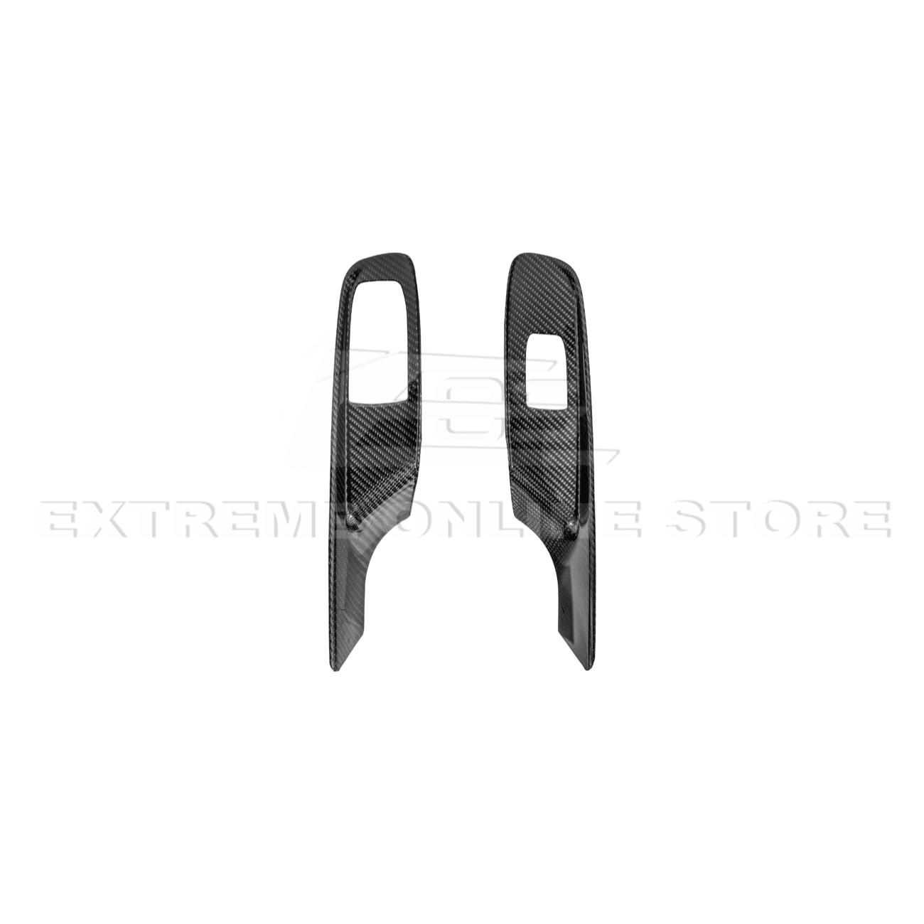 Chevrolet Corvette C8 Dry Carbon Fiber Side Window Switch Control Panel Cover 2020-Up