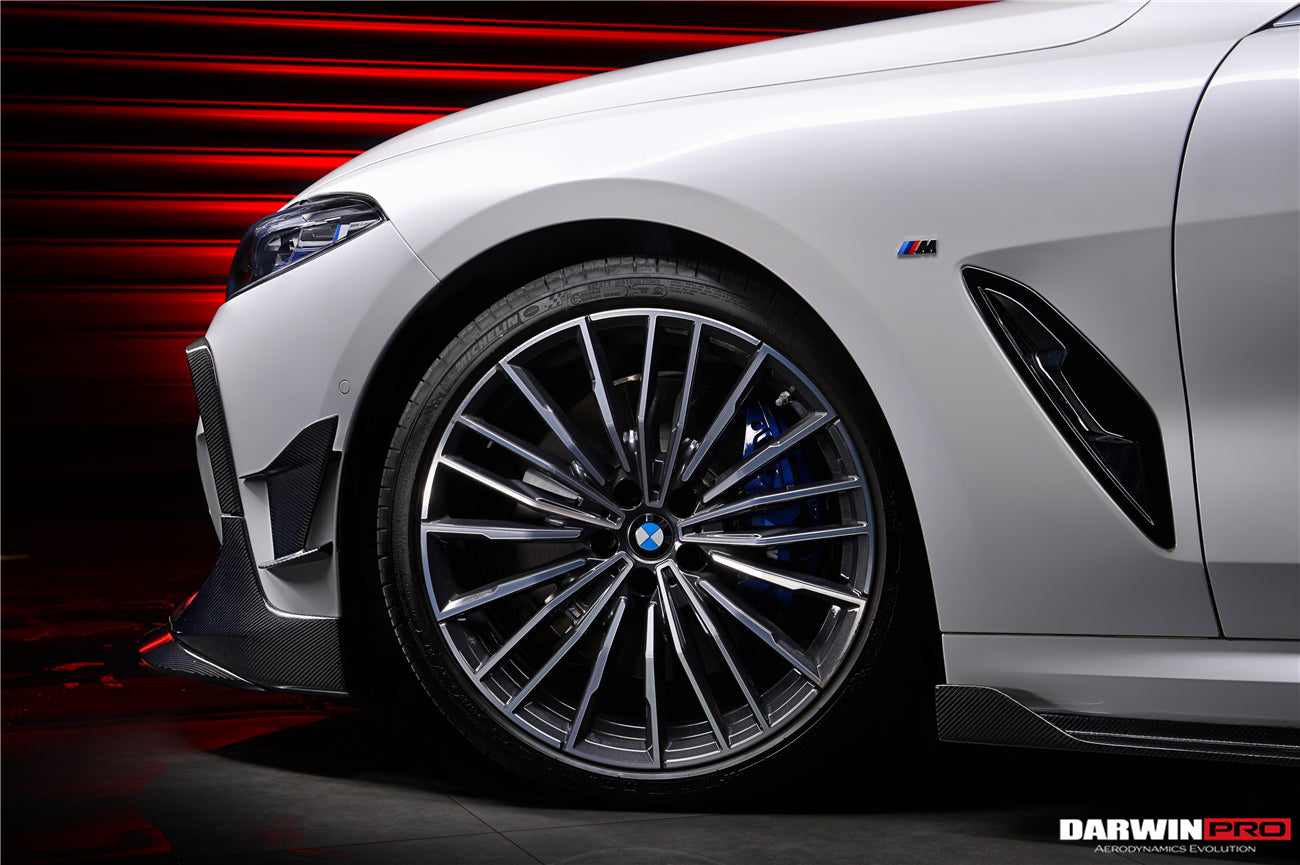 2018-2022 BMW 8 Series G14 Convertible/G15 Coupe/G16 4DR-Gran Coupe 840/850 IMP Performance Carbon Fiber Front Bumper Canards