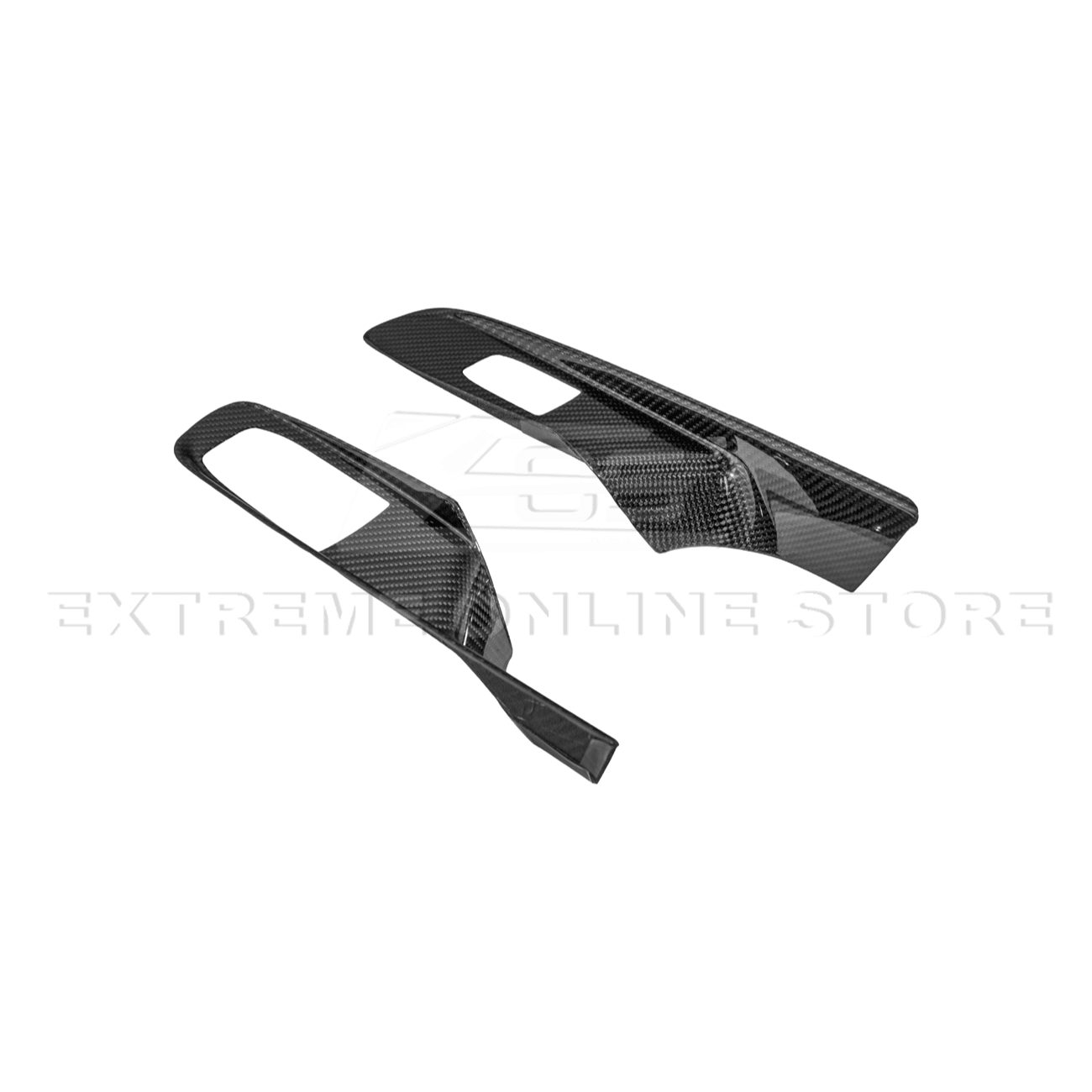 Chevrolet Corvette C8 Dry Carbon Fiber Side Window Switch Control Panel Cover 2020-Up