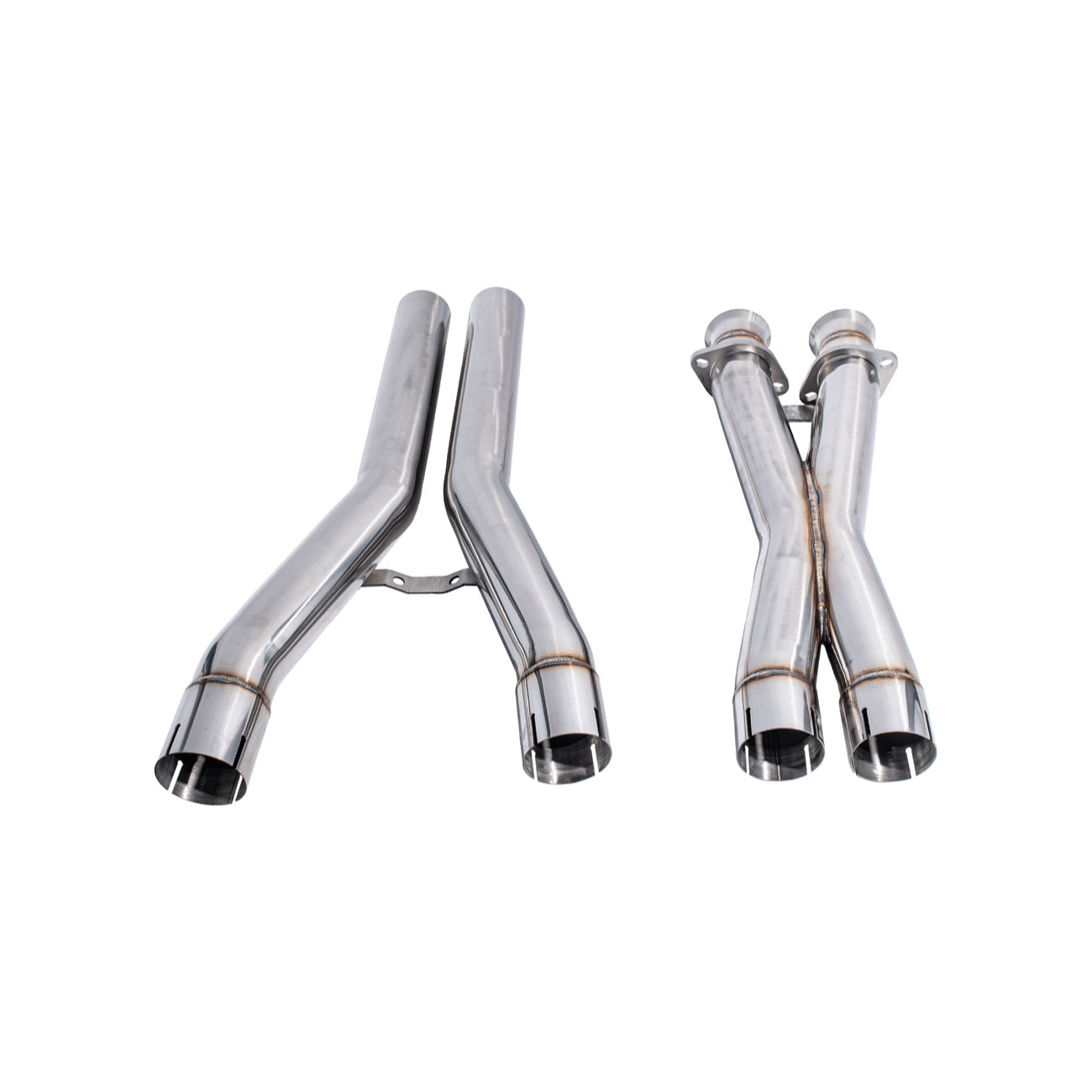 Chevrolet Corvette C6 Z06 ZR1 3 Inch X-Pipe T-304 Stainless Steel Exhaust Mid Pipe 2006-2011