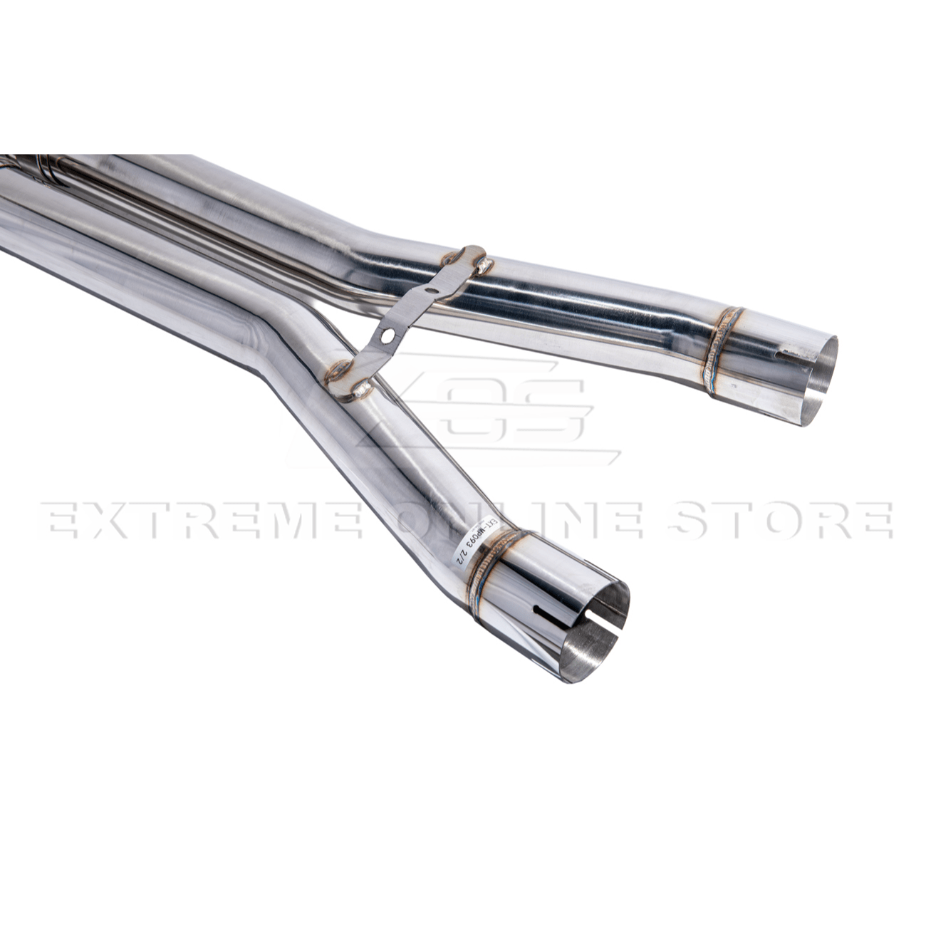 Chevrolet Corvette C6 Z06 ZR1 3 Inch X-Pipe T-304 Stainless Steel Exhaust Mid Pipe 2006-2011