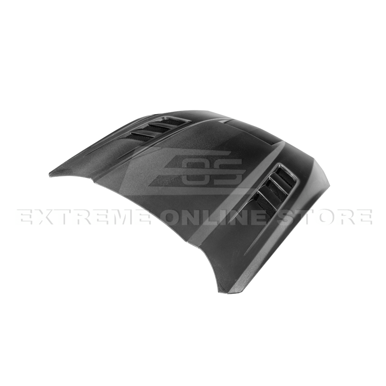 Ford Mustang S650 Terminator Style Carbon Fiber Front Bumper Hood Vented Cover 2024-Present
