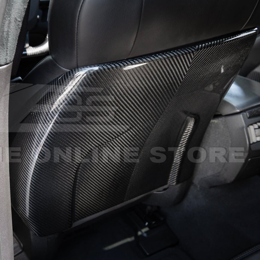 Cadillac CTS CTS-V Gen 2 Blackwing Style Dry Carbon Fiber Seat Back Covers 2009-2015