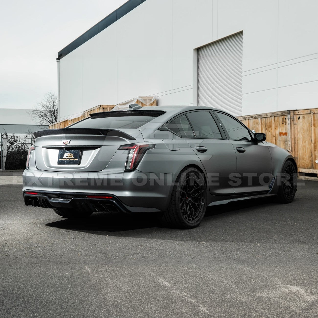 Cadillac CT5 / CT5-V Carbon Fiber Rear Roof Window Spoiler 2020-Up