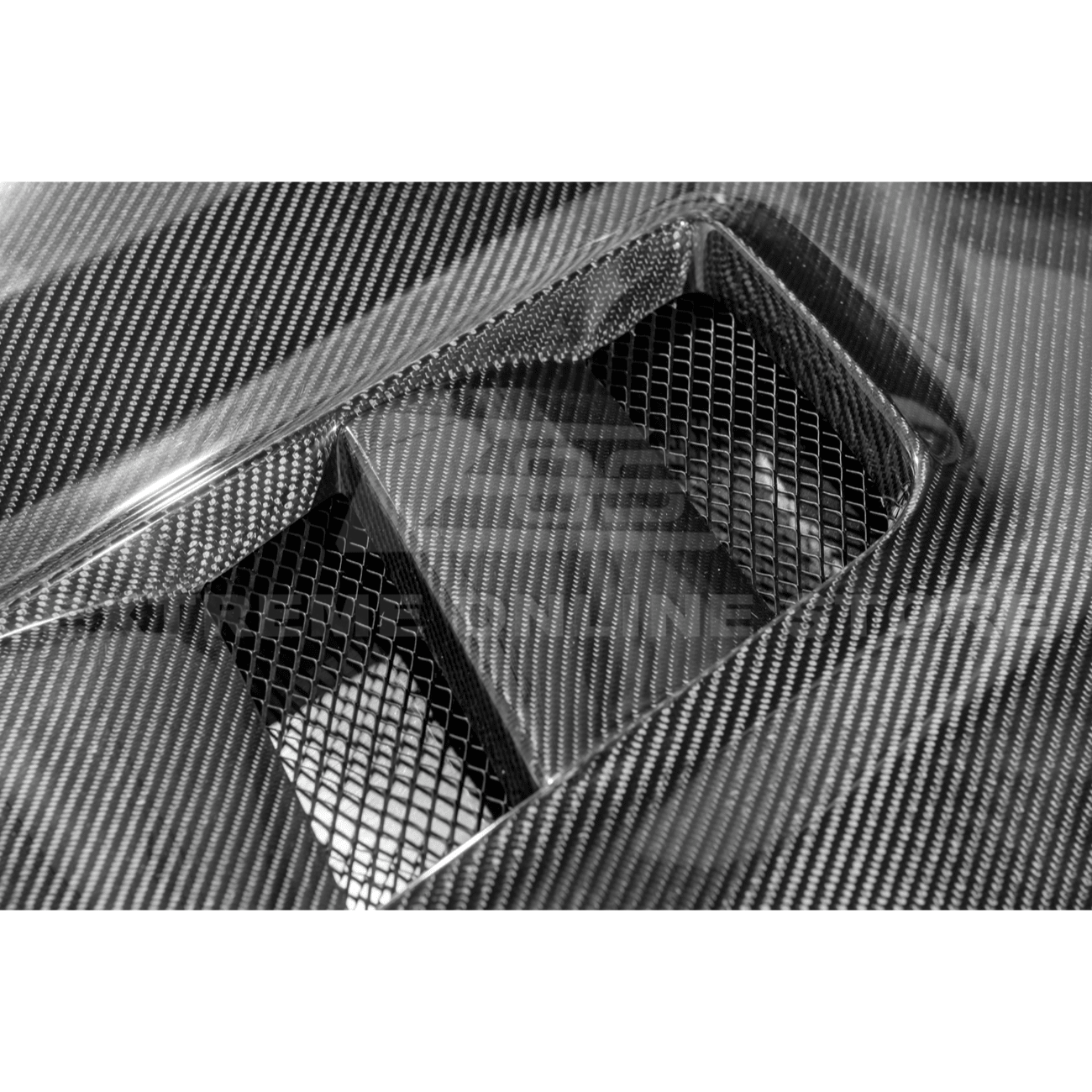Ford Mustang S650 Terminator Style Carbon Fiber Front Bumper Hood Vented Cover 2024-Present