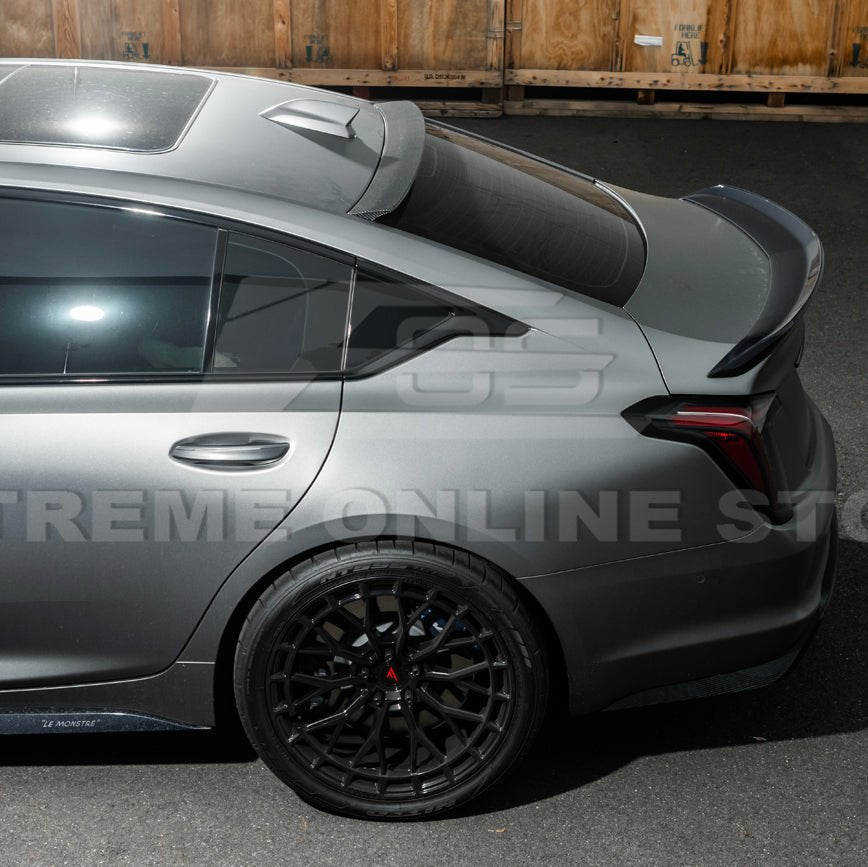 Cadillac CT5 / CT5-V Carbon Fiber Rear Roof Window Spoiler 2020-Up