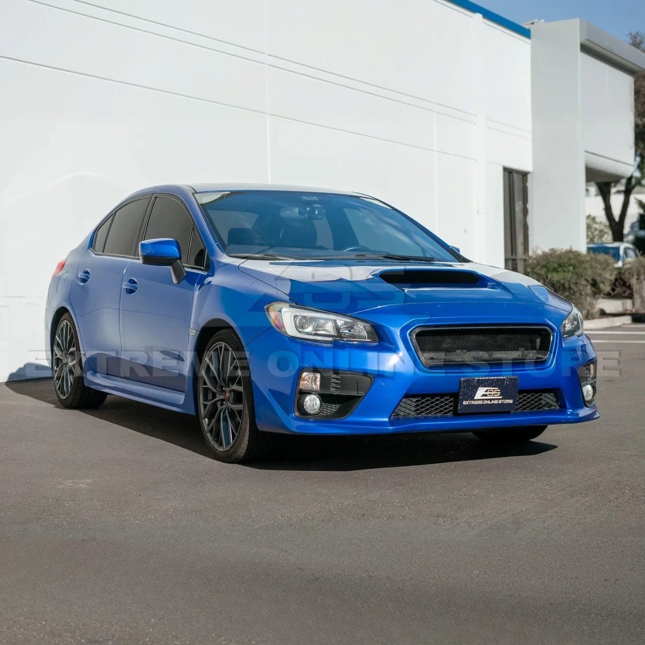 Subaru WRX STI VA CS Style Carbon Fiber Front Grille Cover 2015-2017