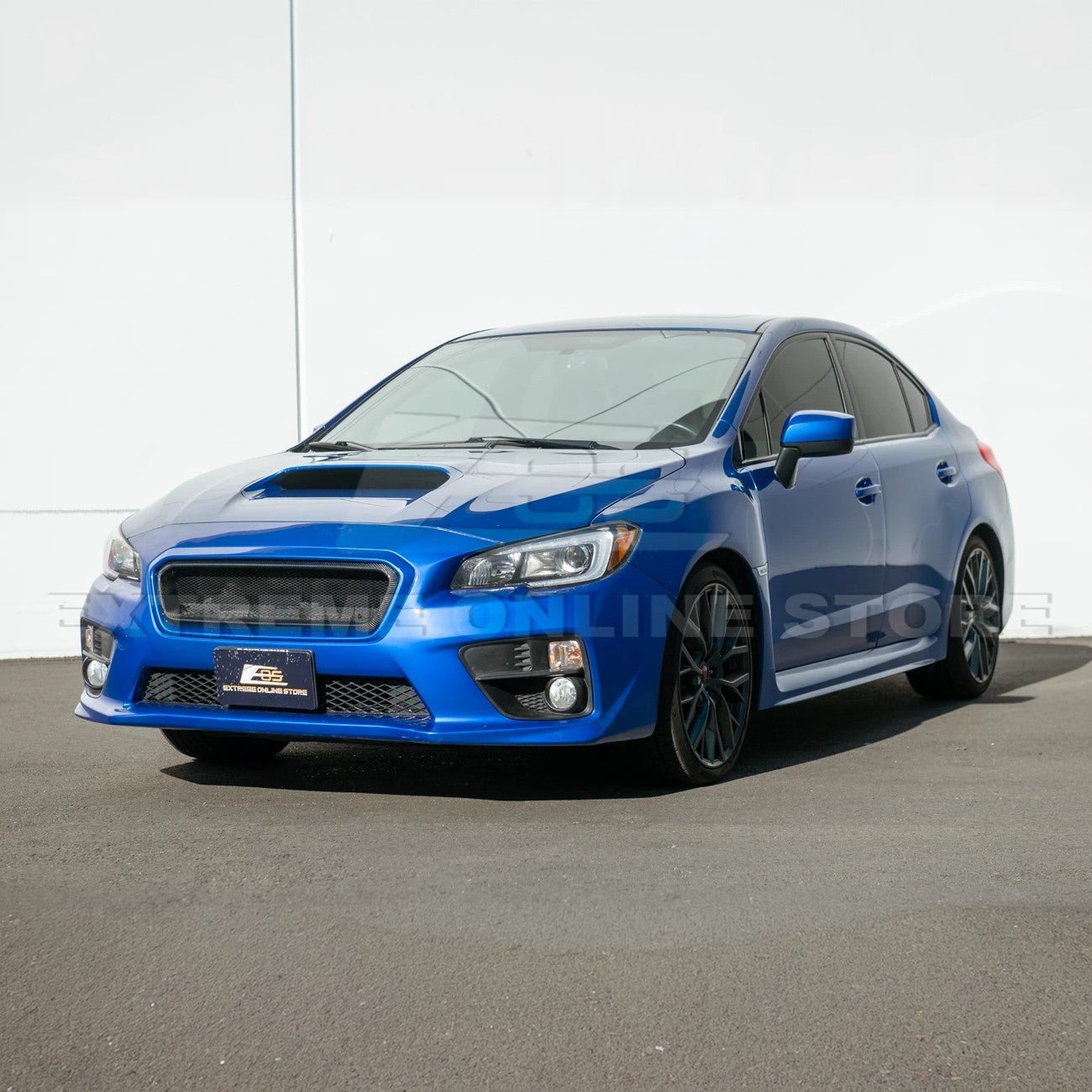 Subaru WRX STI VA CS Style Carbon Fiber Front Grille Cover 2015-2017