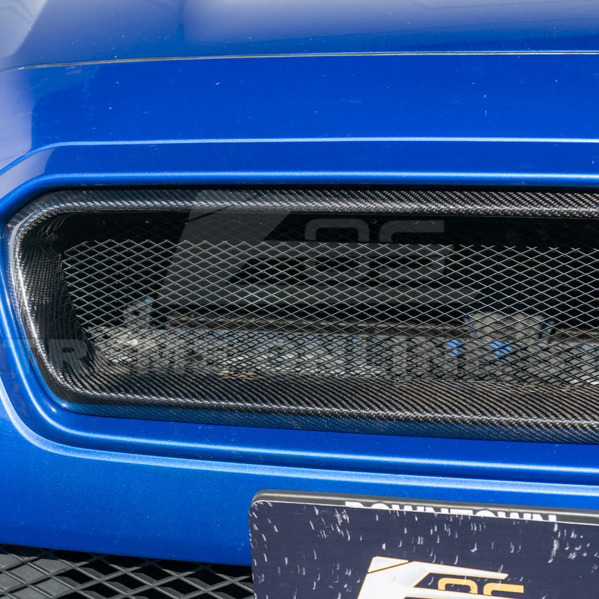 Subaru WRX STI VA CS Style Carbon Fiber Front Grille Cover 2015-2017