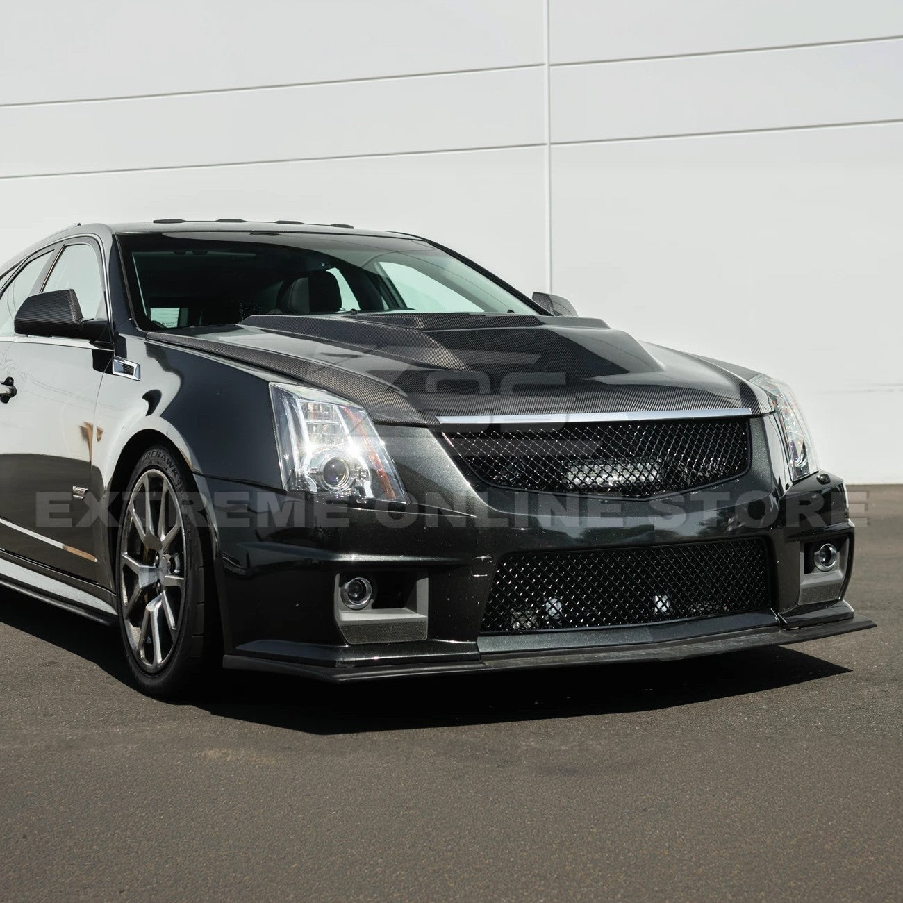 Cadillac CTS-V Factory Style Gloss Black Upper Badgeless Grille 2009-2015