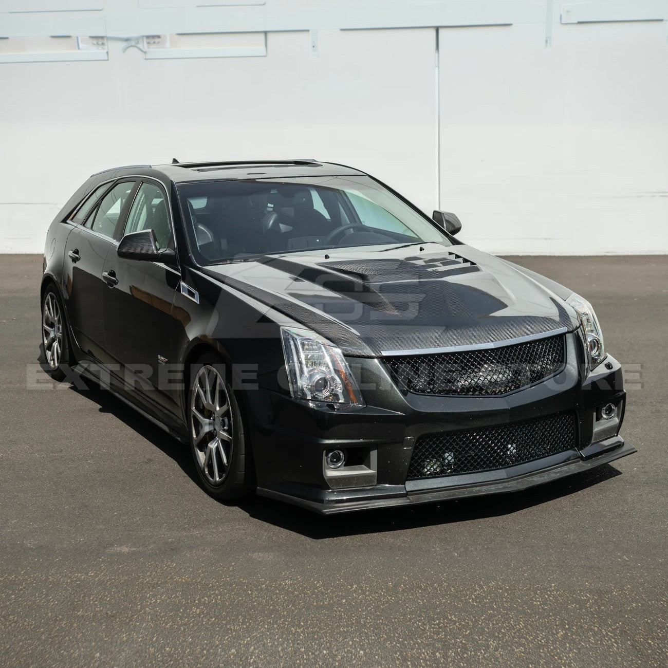 Cadillac CTS-V Factory Style Gloss Black Lower Badgeless Grille 2009-2015