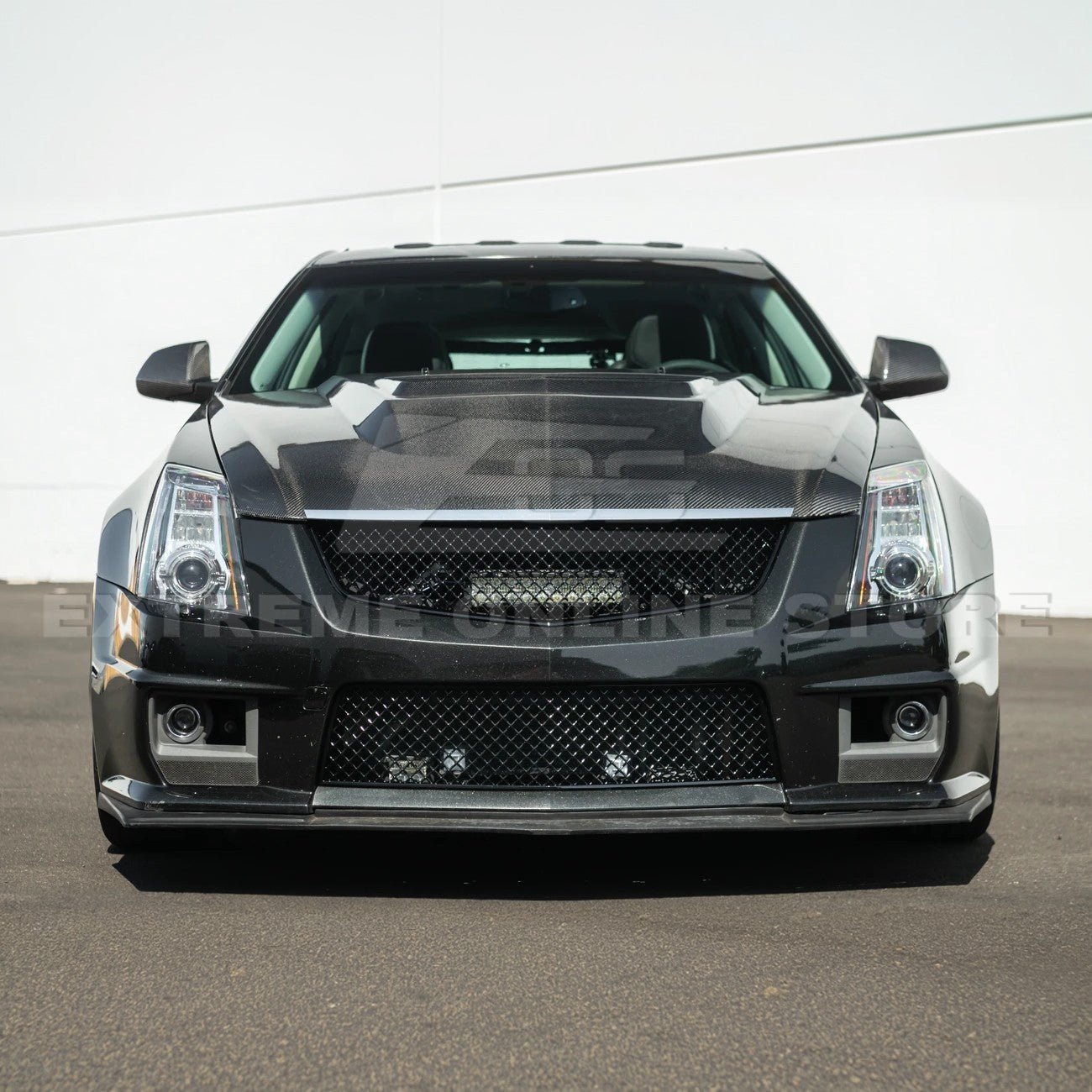 Cadillac CTS-V Factory Style Gloss Black Lower Badgeless Grille 2009-2015