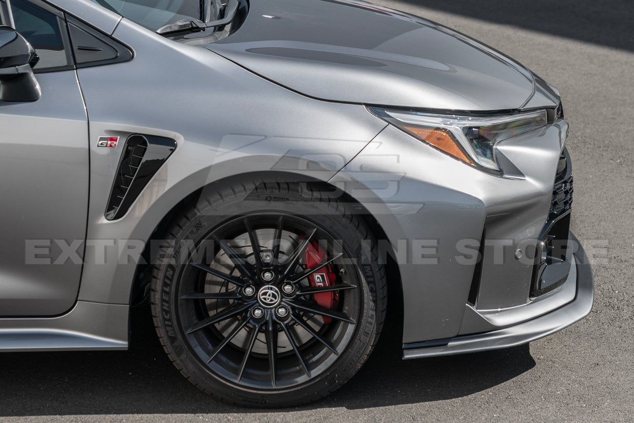 Toyota GR Corolla E210 Carbon Fiber Gloss Black Matte Black Front Lip Splitter 2023-2024