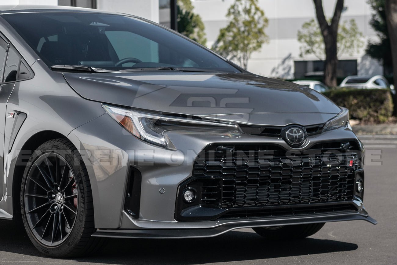 Toyota GR Corolla E210 Carbon Fiber Gloss Black Matte Black Front Lip Splitter 2023-2024