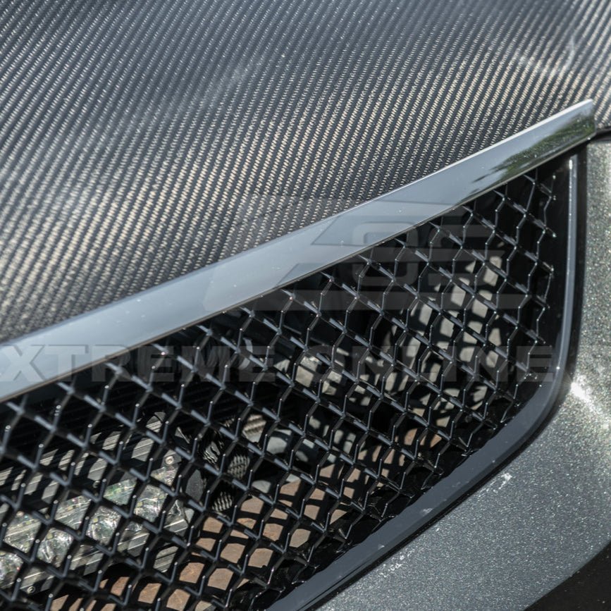 Cadillac CTS-V Factory Style Gloss Black Upper Badgeless Grille 2009-2015