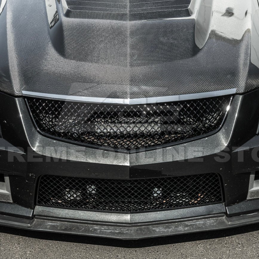 Cadillac CTS-V Factory Style Gloss Black Lower Badgeless Grille 2009-2015