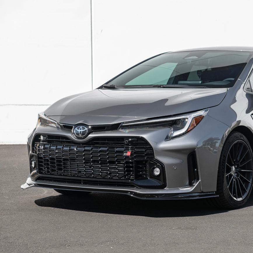 Toyota GR Corolla E210 Carbon Fiber Gloss Black Matte Black Front Lip Splitter 2023-2024