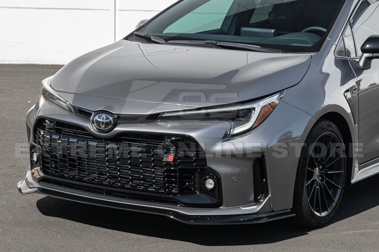 Toyota GR Corolla E210 Carbon Fiber Gloss Black Matte Black Front Lip Splitter 2023-2024