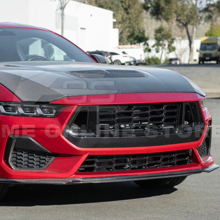 Ford Mustang S650 Dark Horse Style Gloss Black Front Grille Insert 2024-Up