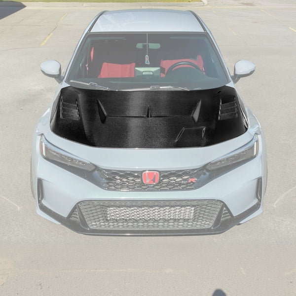 Honda Civic FL5 Type R Varis Style Carbon Fiber Front Hood Cover 2023 ...