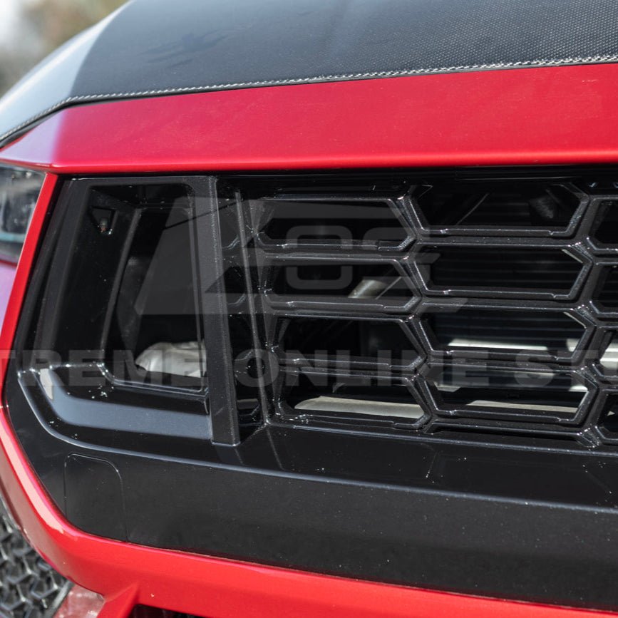 Ford Mustang S650 Dark Horse Style Gloss Black Front Grille Insert 2024-Up