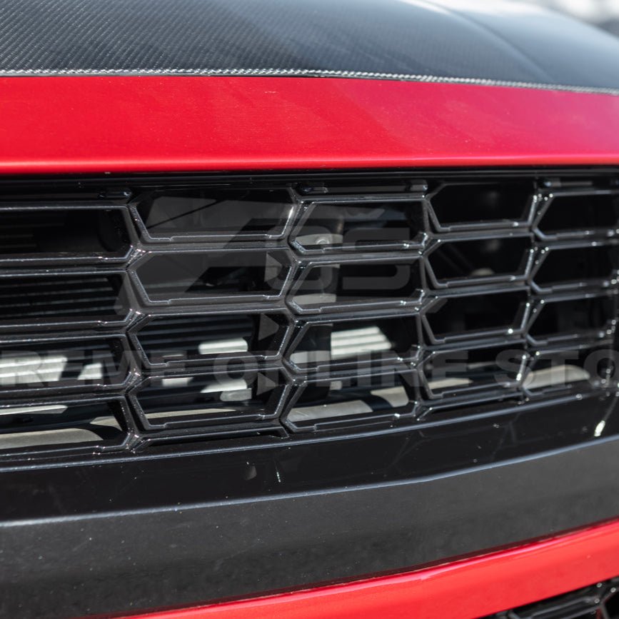 Ford Mustang S650 Dark Horse Style Gloss Black Front Grille Insert 2024-Up