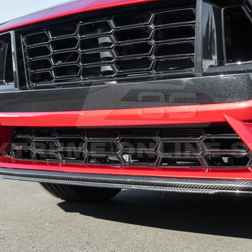 Ford Mustang S650 Dark Horse Style Gloss Black Front Grille Insert 2024-Up
