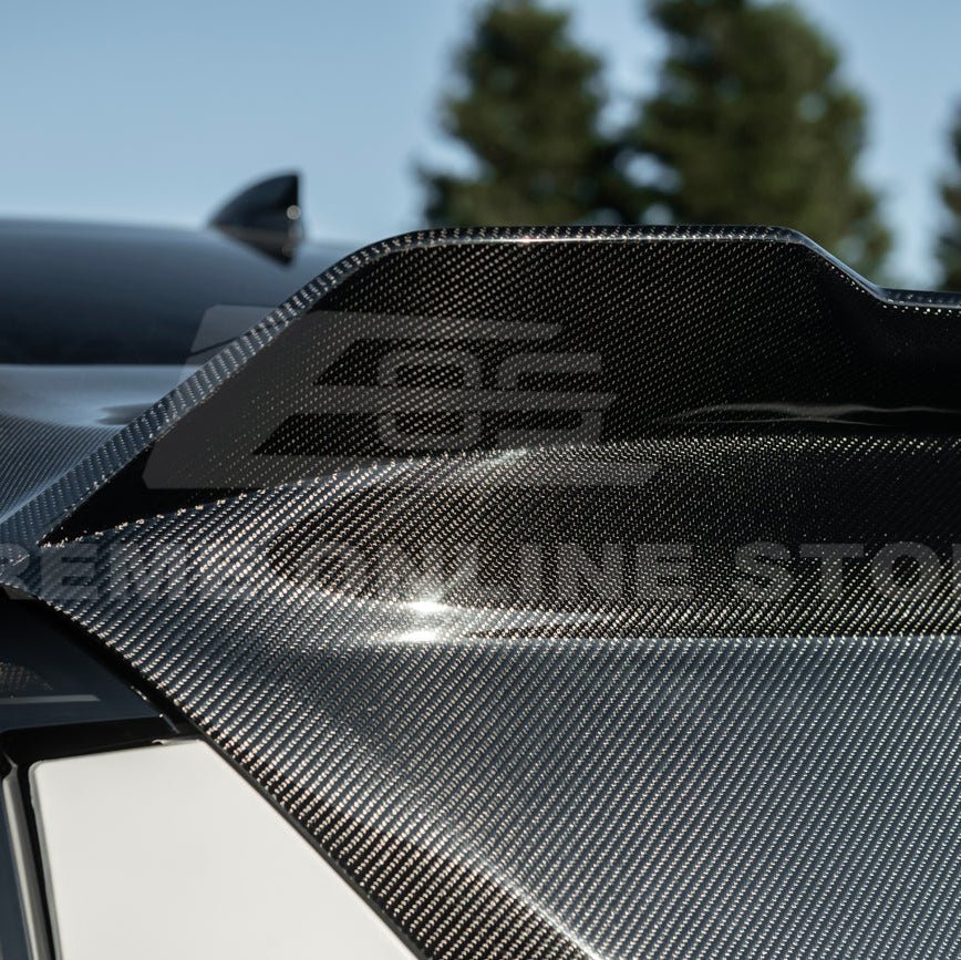 Cadillac CT4 Carbon Fiber Rear Trunk Decklid with Integrated Blackwing V2 Spoiler 2020-2026