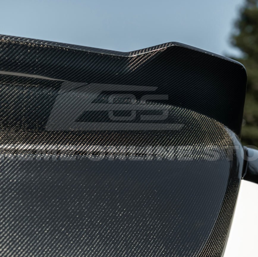 Cadillac CT4 Carbon Fiber Rear Trunk Decklid with Integrated Blackwing V2 Spoiler 2020-2026