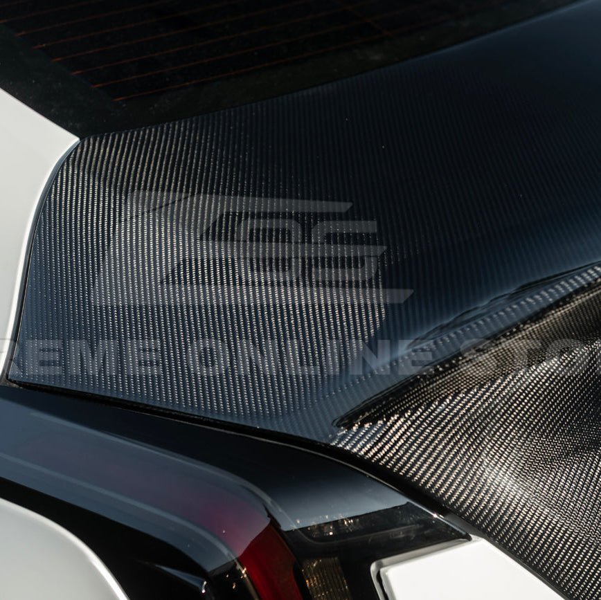 Cadillac CT4 Carbon Fiber Rear Trunk Decklid with Integrated Blackwing V2 Spoiler 2020-2026