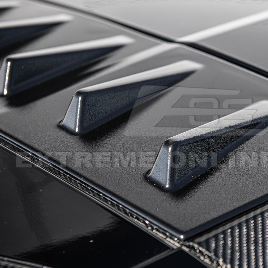 Chevrolet Corvette C8 EOS Style Carbon Fiber Rear Roof Vortex Generator Spoiler 2020-2026