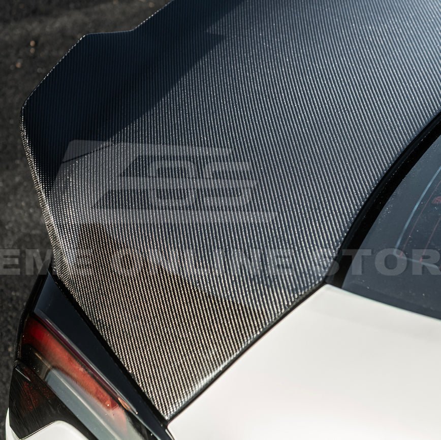 Cadillac CT4 Carbon Fiber Rear Trunk Decklid with Integrated Blackwing V2 Spoiler 2020-2026
