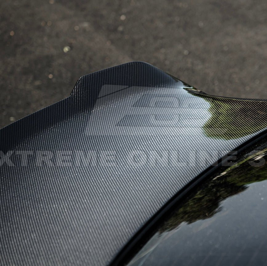 Cadillac CT4 Carbon Fiber Rear Trunk Decklid with Integrated Blackwing V2 Spoiler 2020-2026