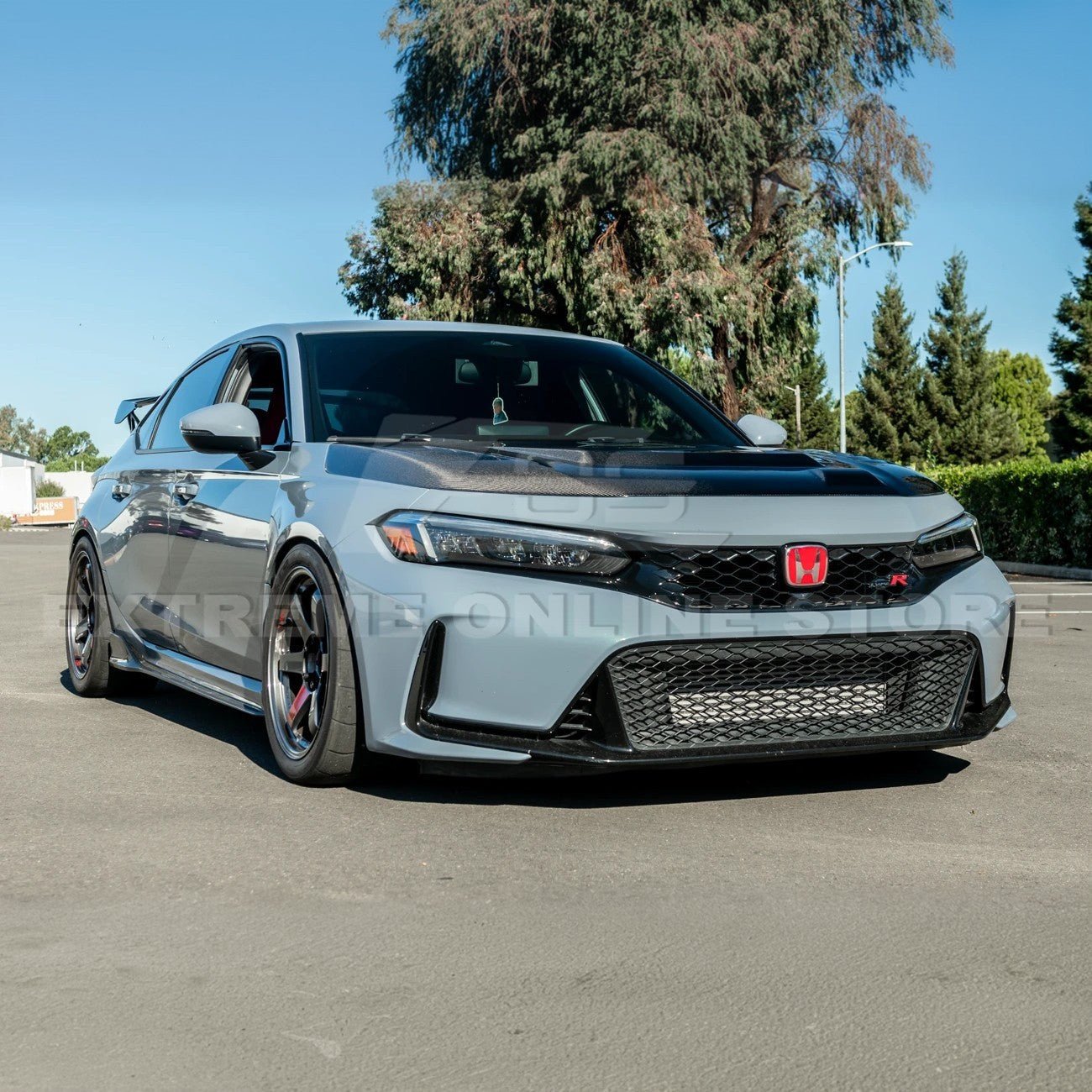 Honda Civic FL5 Type R Varis Style Carbon Fiber Front Hood Cover 2023-Up