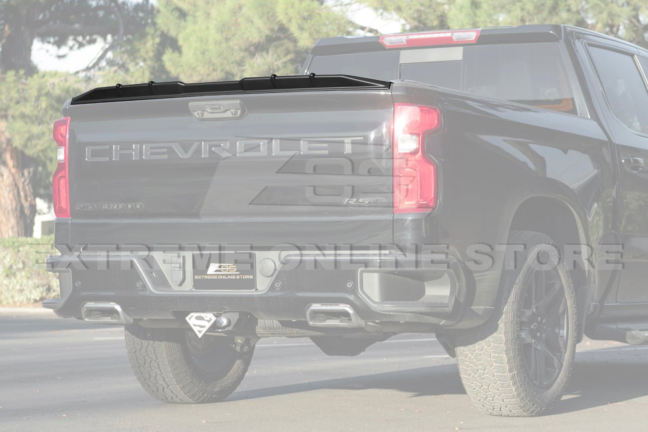 Chevrolet Silverado GMC Sierra 1500 Factory Style Matte Black Rear Tailgate Spoiler 2019-Up