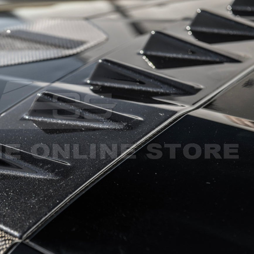 Chevrolet Corvette C8 EOS Style Carbon Fiber Rear Roof Vortex Generator Spoiler 2020-2026