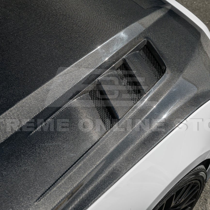 Ford Mustang Terminator Style Front Vented Bumper Hood 2018-2023