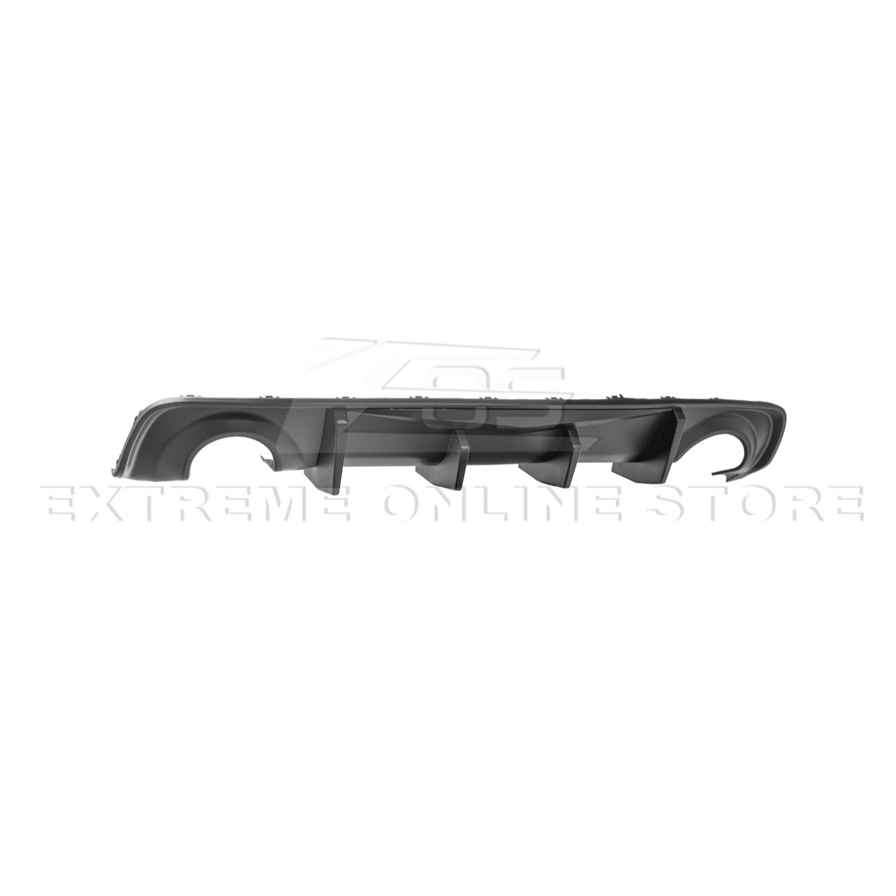 Dodge Charger Widebody SRT Performance Style Matte Gloss Black Rear Bumper Exhaust Diffuser 2020-Up