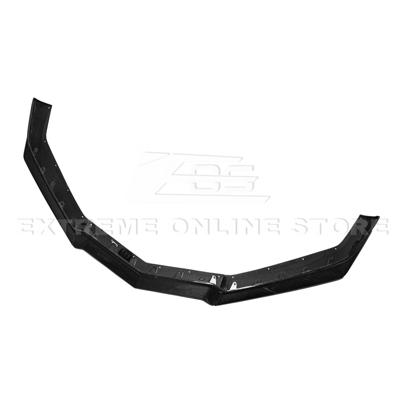 Chevrolet Corvette C8 Z06 Z07 Style Carbon Fiber Front Splitter and Canards Kit 2023-Up