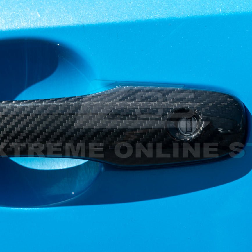 Toyota Corolla E210 JDM Style Carbon Fiber Door Handle Trim Cover Pair 2019-Up