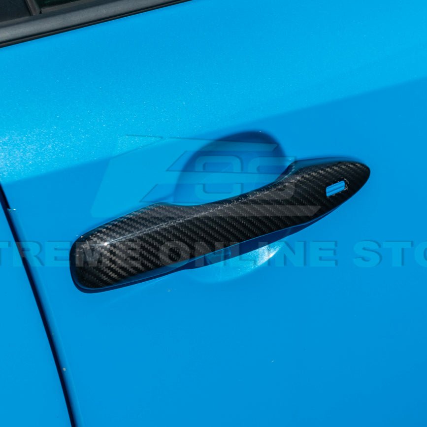 Toyota Corolla E210 JDM Style Carbon Fiber Door Handle Trim Cover Pair 2019-Up