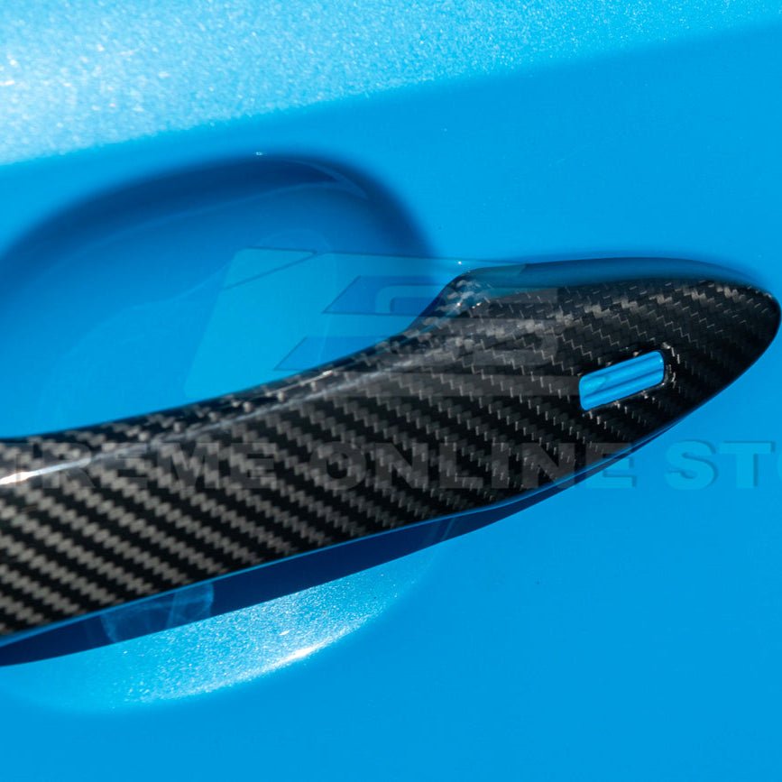Toyota Corolla E210 JDM Style Carbon Fiber Door Handle Trim Cover Pair 2019-Up