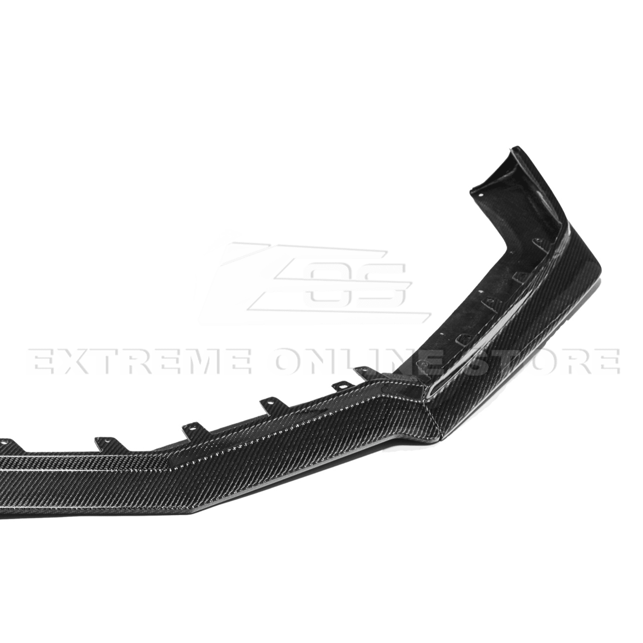 Chevrolet Corvette C8 Z06 Z07 Style Carbon Fiber Front Splitter and Canards Kit 2023-Up