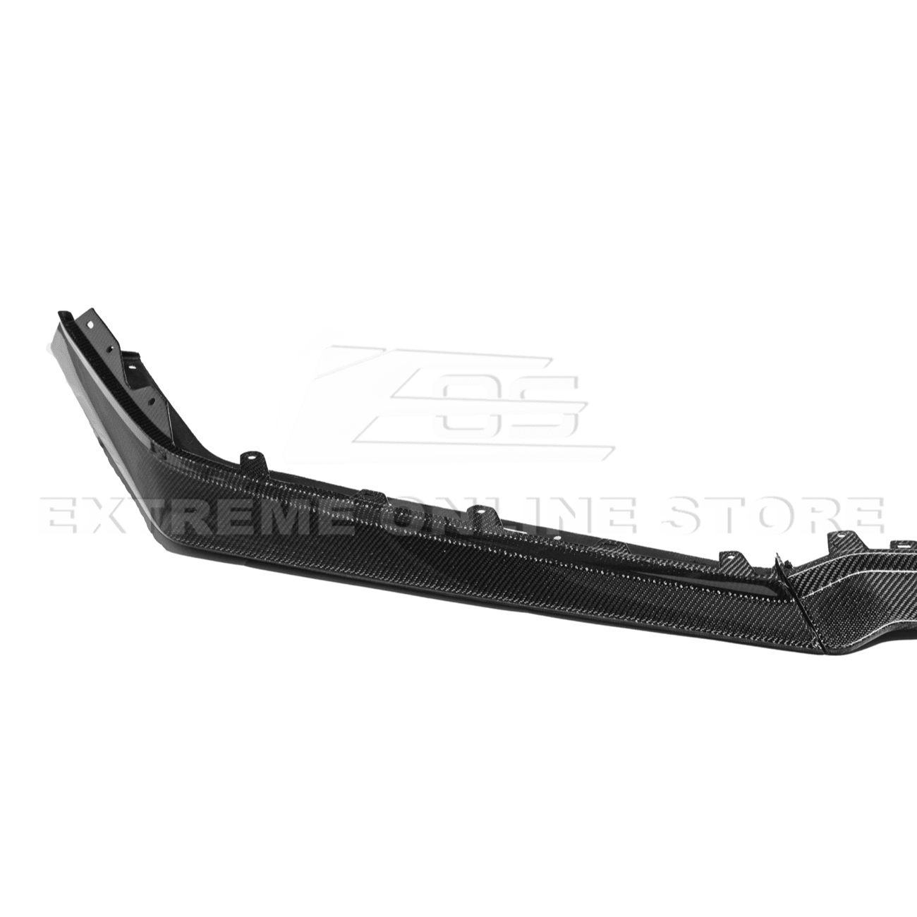 Chevrolet Corvette C8 Z06 Z07 Style Carbon Fiber Front Splitter and Canards Kit 2023-Up