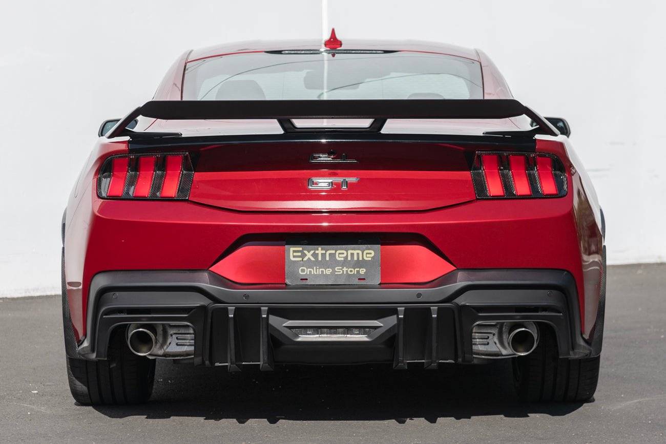 Ford Mustang S650 EOS Performance Style Matte Black Rear Bumper Diffuser 2024-Up