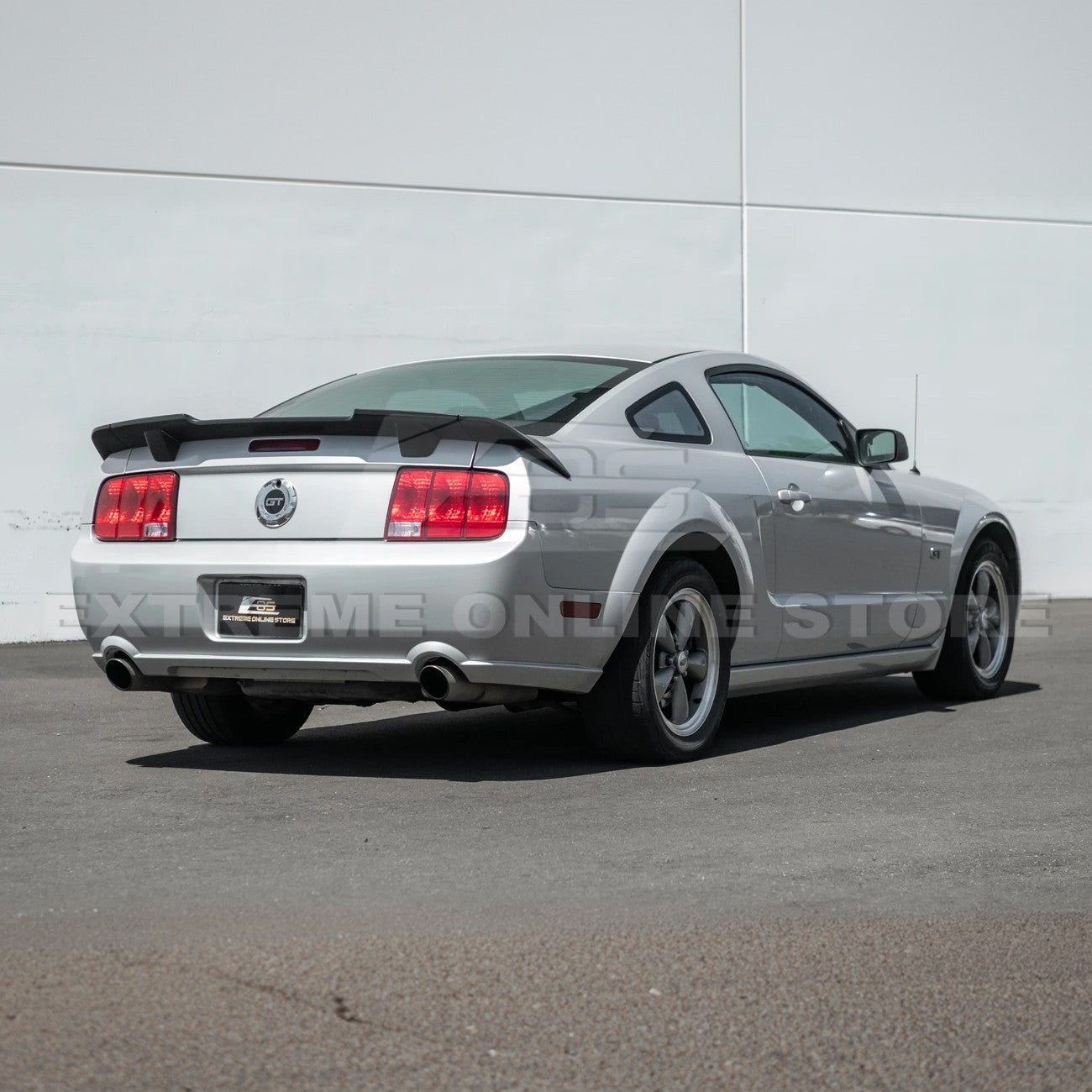 Ford Mustang S197 R Style Primer Black Rear Trunk Wing Spoiler 2005-2009