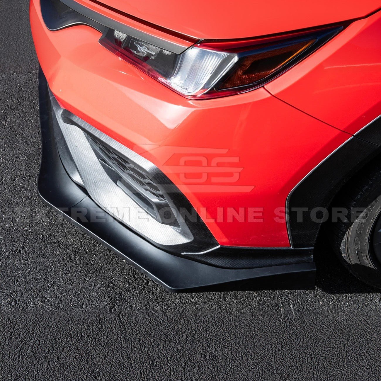 Subaru WRX VB JDM CS Style Matte Gloss Carbon Front Bumper Lip Splitter 2022-Up