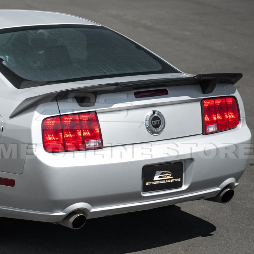 Ford Mustang S197 R Style Primer Black Rear Trunk Wing Spoiler 2005-2009