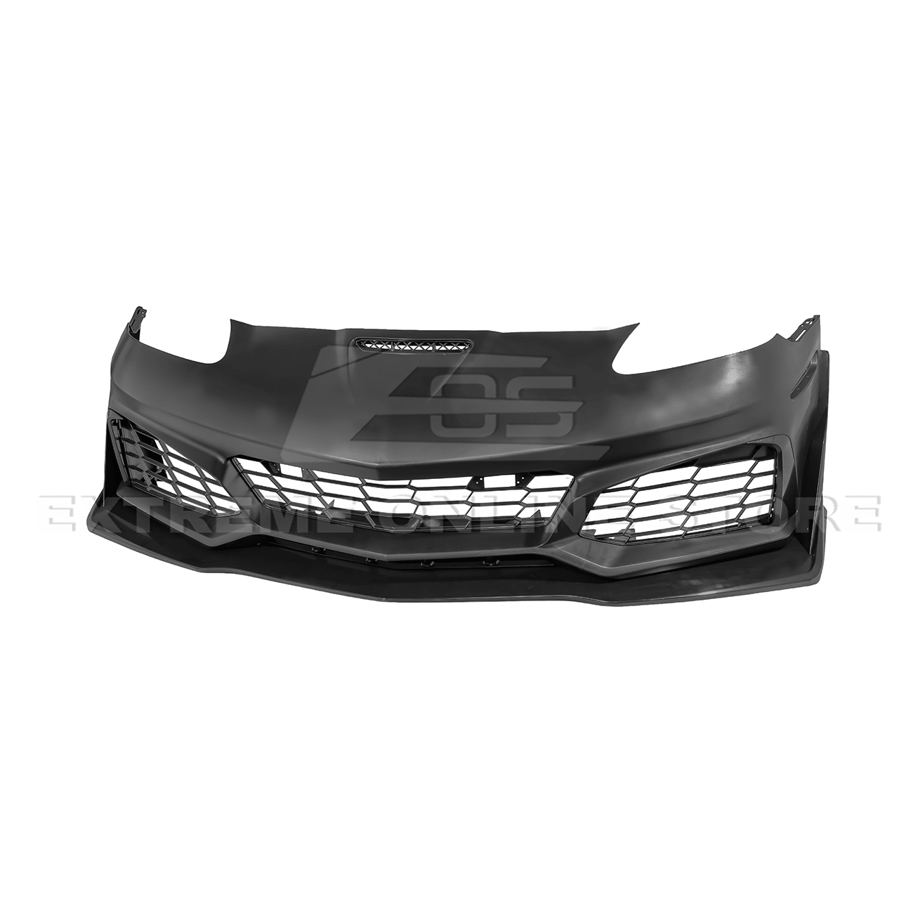 Corvette C6 Z06 C7 ZR1 Style Primed Front Bumper Replacement Cover 2005-2013