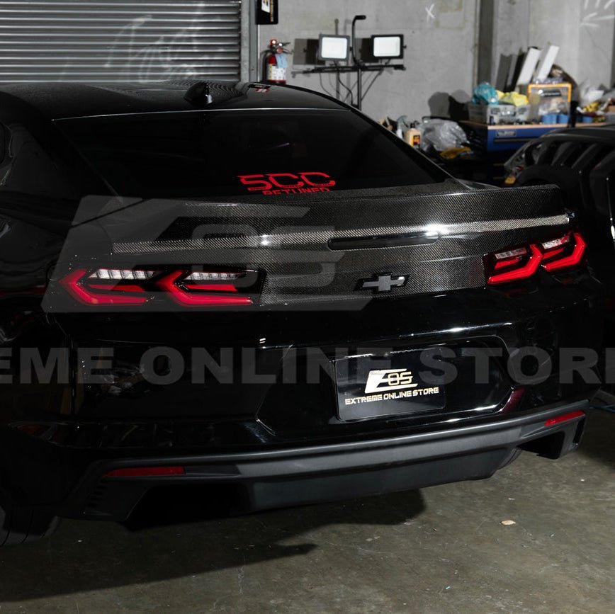 Chevrolet Camaro C8 Style Sequential LED Rear Taillights Smoke Clear Red Lens 2019-Up